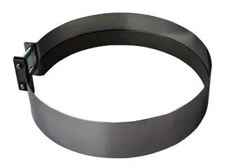 Bertrams Duschwanne Verbindungsschelle 46 mm breit d:670 mm, Edelstahl, glanz