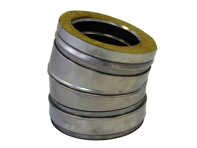 BS DW Segmentbogen 15 Grad, d:130 mit KLB