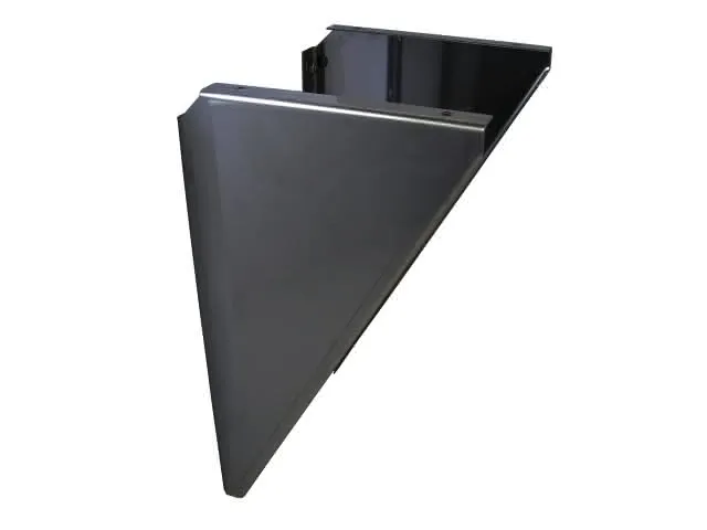Bertrams Duschwanne Paar Konsolbleche, VA, d:130