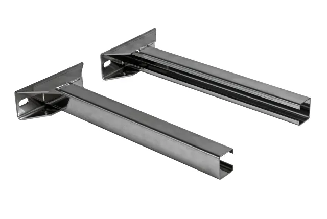 Bertrams Duschwanne Wandhalter Duschwanne 80-300, verstellbar 105-750 mm Wandabstand, ohne WB