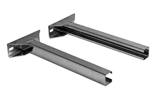 Bertrams Duschwanne Wandhalter Duschwanne 80-300, verstellbar 105-750 mm Wandabstand, ohne WB