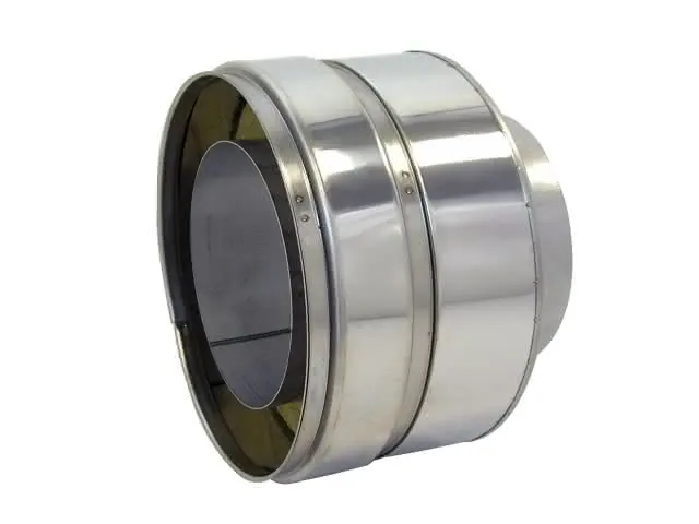 Bertrams Duschwanne Abgasrohrkupplung Contra, d:180 mit Klemmband