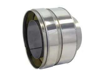Bertrams Duschwanne Abgasrohrkupplung Contra, d:180 mit Klemmband