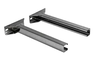 Bertrams Duschwanne Wandhalter Duschwanne 80-600, verstellbar 105-350 mm Wandabstand, ohne WB