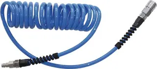 Spiralschlauchset ID 8mm AD 12mm L.7,5m PU Kuppl.DN 7,2 EWO