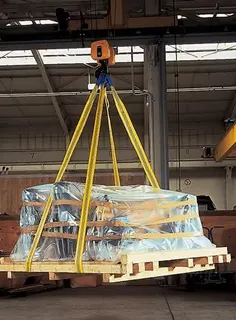 Hebeband DIN EN 1492-1 L.3m grau Tragf.einf.4000kg DOLEZYCH