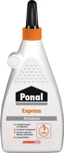 Holzleim Express 225g EN 204: D1,D2 Flasche PONAL
