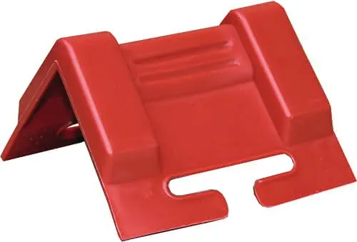 Kantenschutzwinkel Schenkel-L.95x95mm rot m.Schlitz 10 St./Set PROMAT