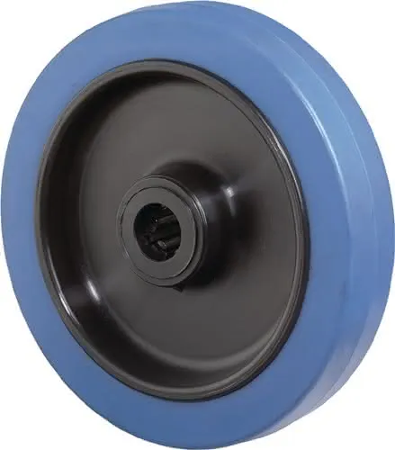 Ersatzrad D.200mm Trgf.400kg Gum.Achs-D.20mm Nabenl.60mm BS ROLLEN