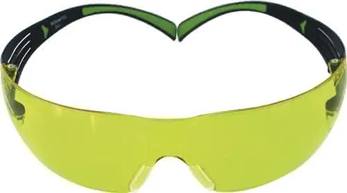 Schutzbrille SecureFit-SF400 EN 166,EN 1 70 Bügel schwarz grün,Scheibe gelb