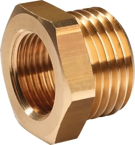 Reduziernippel MS AG G 1/2 Zoll IG G 3/8 Zoll SW 22mm PROMAT