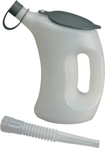 Messbecher 3l m.Schutzdeckel/Schutzkappe/Flexauslauf