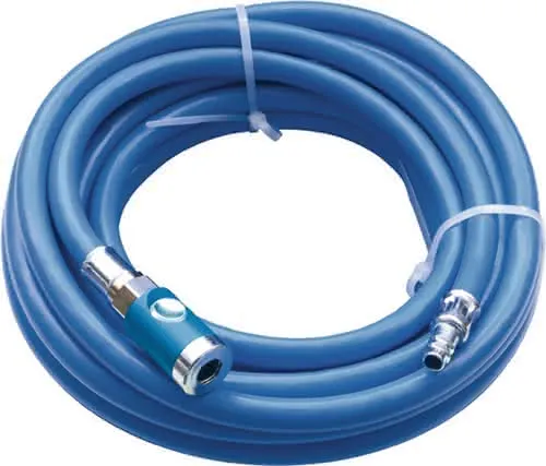 Druckluftschlauchset ID 3,5mm AD 9mm L.10m Sicherheitskuppl.DN 7,4 EWO