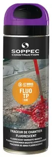 Baustellenmarkierspray FLUO TP leuchtviolett 500 ml Spraydose SOPPEC – Bild 4