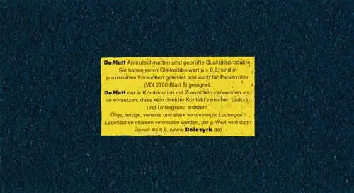 Antirutschmatte L500cm B25cm D8mm a.Granulat 1 Rl.DOLEZYCH