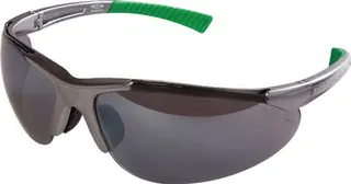 Schutzbrille DAYLIGHT EN166, EN172 Bügel silbergrau,Scheiben dunk.grau,verspieg.