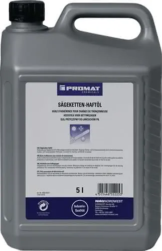 Sägekettenhaftöl 100-120 mm²/s (bei 40GradC) 5l Kanister PROMAT CHEMICALS