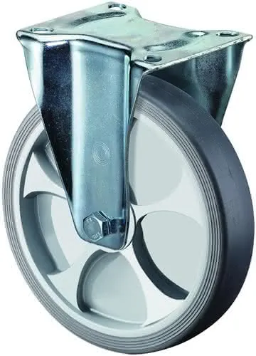 Bockrolle D.160mm Trgf.200kg thermoplastisch Ku.Platte L135xB110mm BS