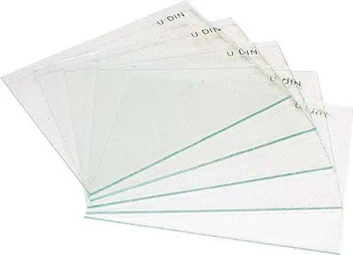 Ersatzgläser Glas,farblos f.Schweißersch utzschild