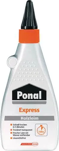 Holzleim Express 550g EN 204: D1,D2 Flasche PONAL