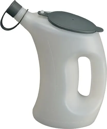 Messbecher 2l m.Schutzdeckel/Schutzkappe am Auslauf HDPE PRESSOL