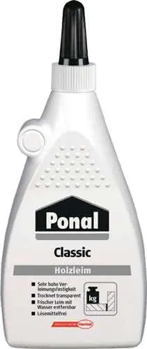 Holzleim Classic 225g EN 204: D1,D2 Flasche PONAL
