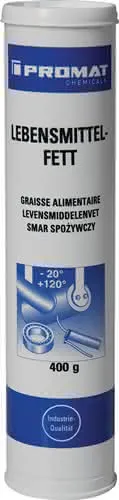 Lebensmittelfett NSF-H1 naturfarben,hell 400g Kartusche PROMAT chemicals