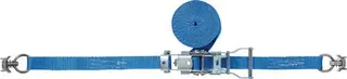 Zurrgurt DIN 12195-2 L.4m B.25mm m.Ratsche+Airlinebeschlag LC U 750 daN