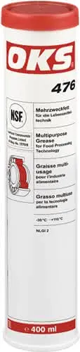 Mehrzweckfett f.die Lebensmitteltechnik OKS 476 400ml weiß NSF H1 Kartusche OKS