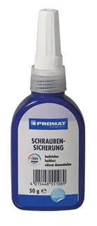 Schraubensicherung 50g hf.hochvikos rot DVGW Flasche PROMAT CHEMICALS