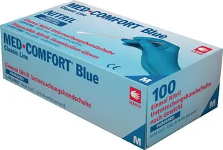 Einw.-Handsch.Med Comfort Blue Gr.L blau Nitril PSA III 100 St./Box
