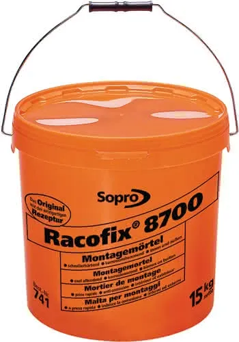Montagemörtel Racofix® 8700 1:3 (Wasser/Mörtel) 15kg Eimer SOPRO