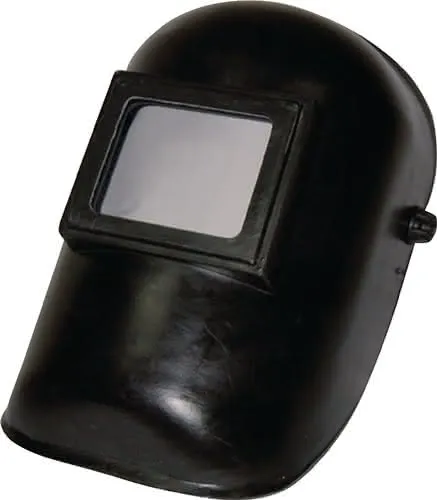 Schweißerkopfschutzhaube m.DIN-9-Glas u. Vorsatzglas 90x110mm Ku.SCHMICO