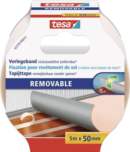 Doppelseitiges Verlegeband 55729 L.5m B.50mm Rl.TESA