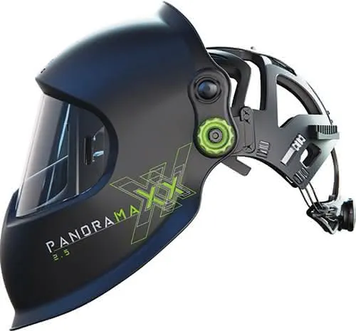 Schweißerschutzhelm Panoramaxx schwarz 1 80x120mm DIN 5-12 OPTREL