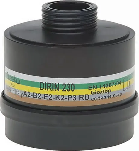 Mehrbereichskombifilter DIRIN 230 A2B2E2 K2-P3R D EN 14387