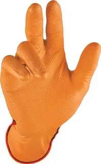 Einweghandschuh Grip Orange Gr.11 orange Nitril 50 St./Box