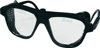 Schutzbrille EN 166 Bügel schwarz,Scheib e klar Nylon,Glas