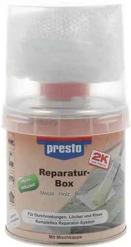 Reparaturbox prestolith® special gelblich-transp.,Härter rot 250g Dose