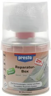 Reparaturbox prestolith® special gelblich-transp.,Härter rot 250g Dose
