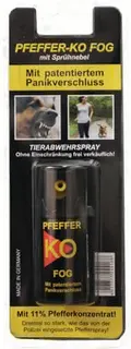 Tierabwehrspray PFEFFER-KO FOG 40 ml m.Gürtelclip Spraydose BALLISTOL