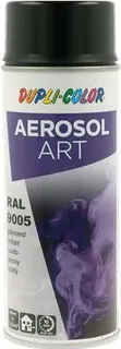 Buntlackspray AEROSOL Art tiefschwarz glänzend RAL 9005 400 ml Spraydose