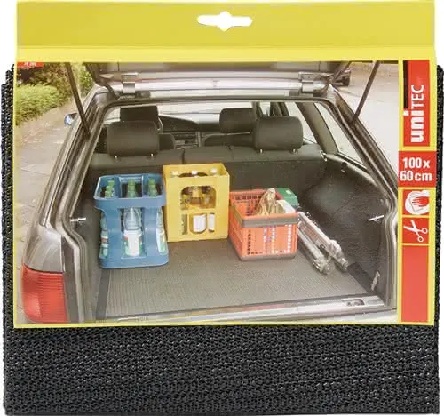 Kofferraummatte PVC grau zuschneidbar,rutschhemmend L60xB100cm