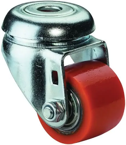 Lenkrolle D.35mm Trgf.100kg PU BS ROLLEN 11mm Polyurethan