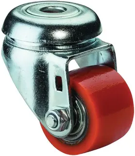 Lenkrolle D.35mm Trgf.100kg PU BS ROLLEN 11mm Polyurethan