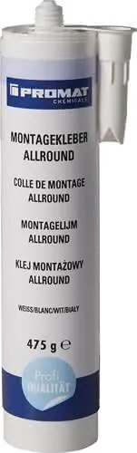 Montagekleber Allround weiß 475g Kartusche PROMAT CHEMICALS