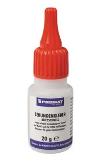 Sekundenkleber blitzschnell 20g farblos Flasche PROMAT CHEMICALS