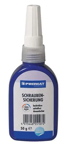 Schraubensicherung 50g mf.hochvikos dunkelblau Flasche PROMAT CHEMICALS