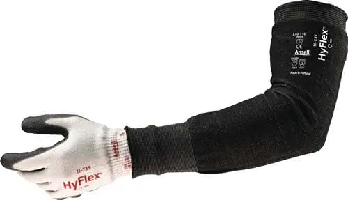 Armschützer HyFlex 11-250 305mm schwarz HPPE-Intercept-Gewebe