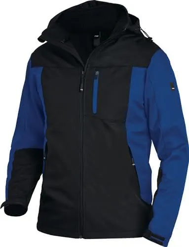 Softshelljacke JANNIK Gr.M royal/schwarz 100% PES